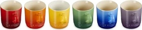 Le Creuset Becher 200ml regenbogen, 6 Stück