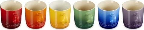 Le Creuset Becher 200ml regenbogen, 6 Stück