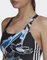 adidas Positivisea 3-Streifen Badeanzug schwarz/weiß (Damen) Vorschaubild