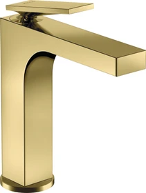 Hansgrohe Axor Citterio 160 Waschbeckenarmatur mit Hebelgriff und Ablauffernbedienung polished brass