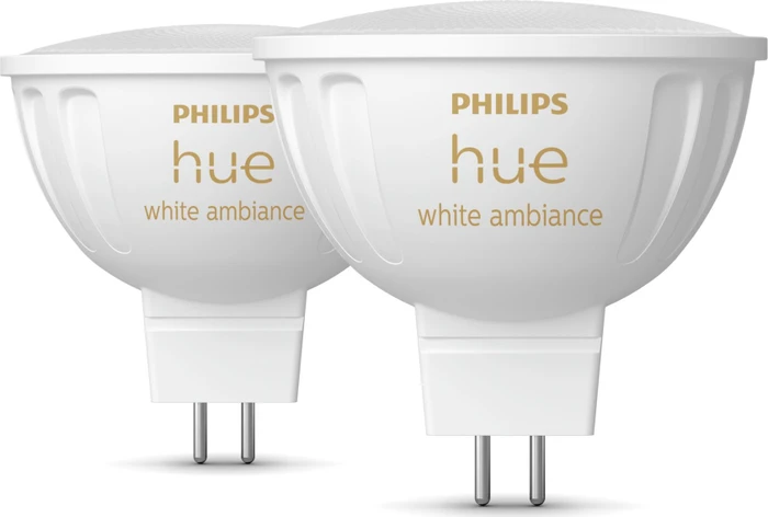 Philips Hue White Ambiance 400 LED-Spot GU5.3 5.1W, 2 Stück