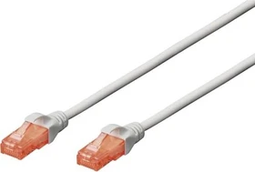 Digitus Patchkabel, Cat6, U/UTP, RJ-45/RJ-45, 25m, grau