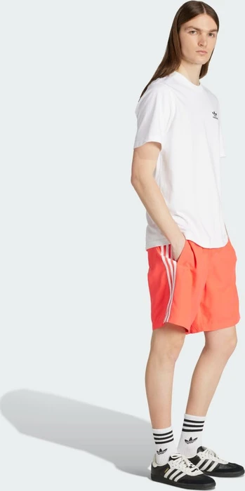 adidas Adicolor 3-Streifen 20cm Badeshorts lucid red (Herren)