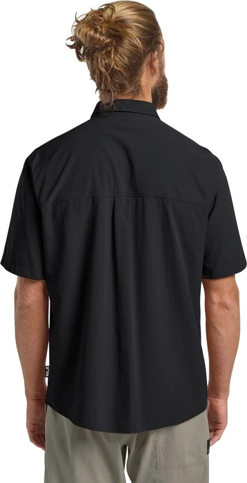 Jack Wolfskin Sierra Canyon Hemd kurzarm schwarz (Herren)