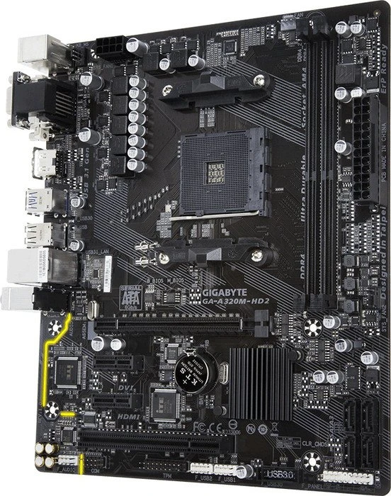 GIGABYTE GA-A320M-HD2 (AMD AM4)