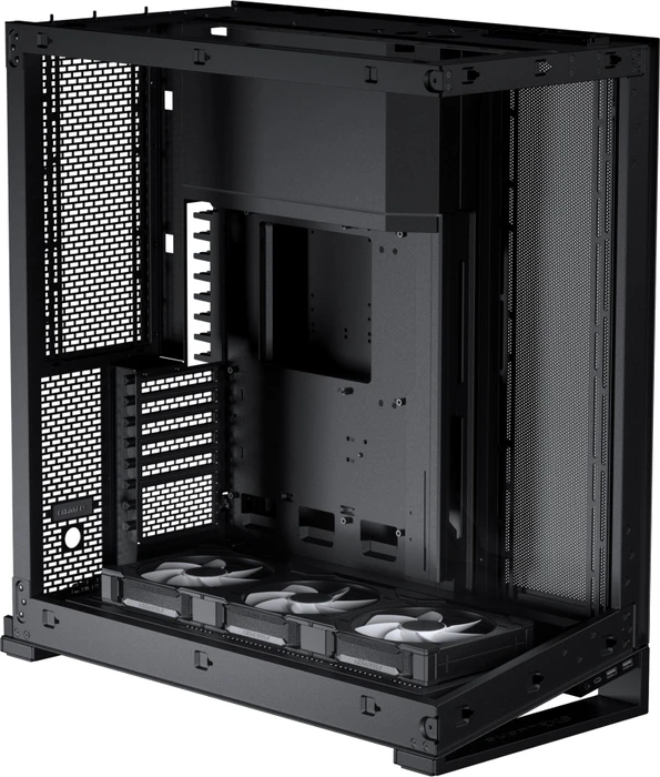 Phanteks NV9 Satin Black, schwarz, Glasfenster