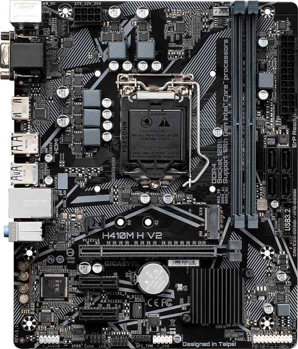 GIGABYTE H410M H V2 (Rev. 1.1) (Intel 1200)