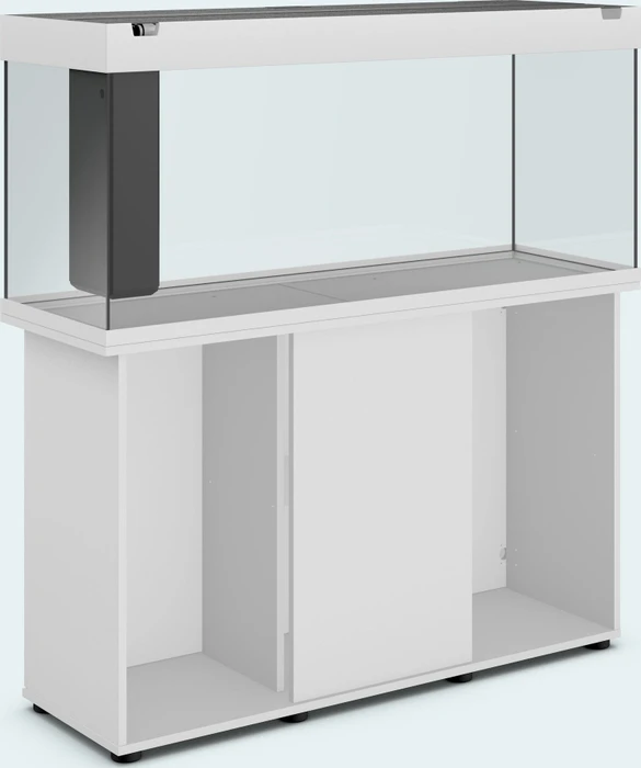 Juwel Rio 240 LED Aquarium-Set mit Unterschrank, weiß/weiß, 240l