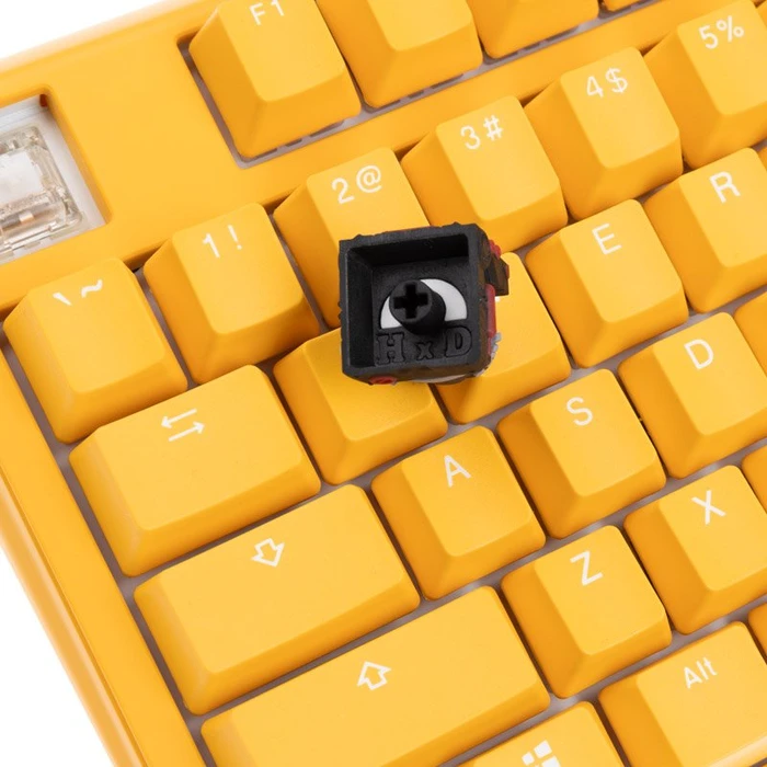 Ducky x Hot Keys Project Ducky League Keycap Dark Edition - The Bulk, Kunstharz (Resin), rot/grau/schwarz, 1 Taste