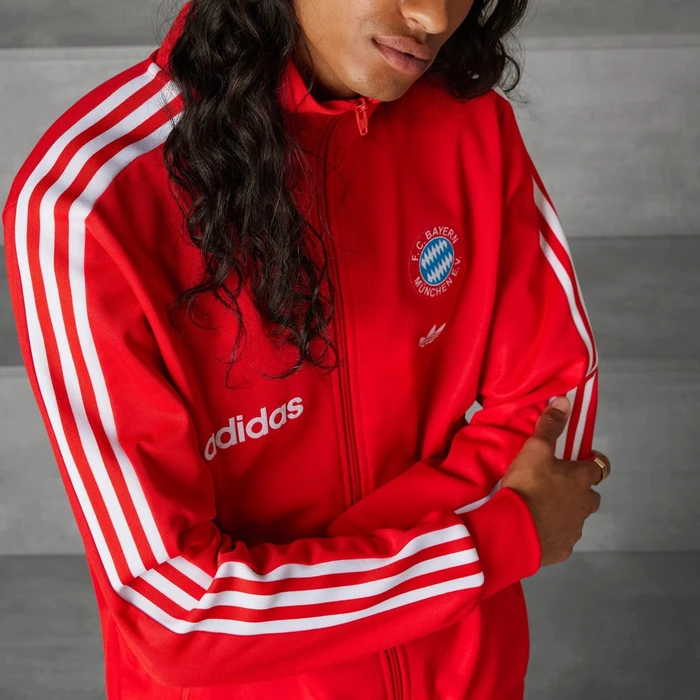 adidas FC Bayern München Beckenbauer Originals Trainingsjacke rot (Herren)