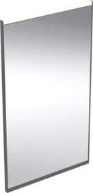Geberit Option Plus Square Lichtspiegel 40x70x3.5cm, schwarz matt/Aluminium eloxiert