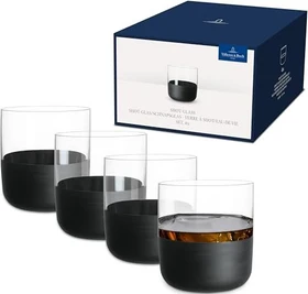 Villeroy & Boch Manufacture Rock Shot Schnapsglas, 4 Stück