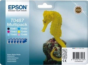 Epson Tinte T0487/T0481BA/T0481A0 Multipack