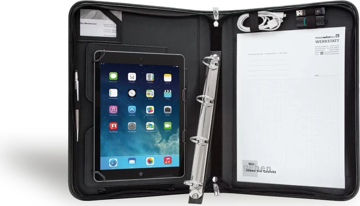 Wedo Tablet-Organizer A4 ELEGANCE, schwarz