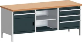 Bott Cubio Werkbank 200x84x75cm schwarz