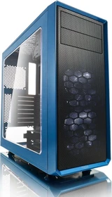 Fractal Design Focus G, blau, Acrylfenster