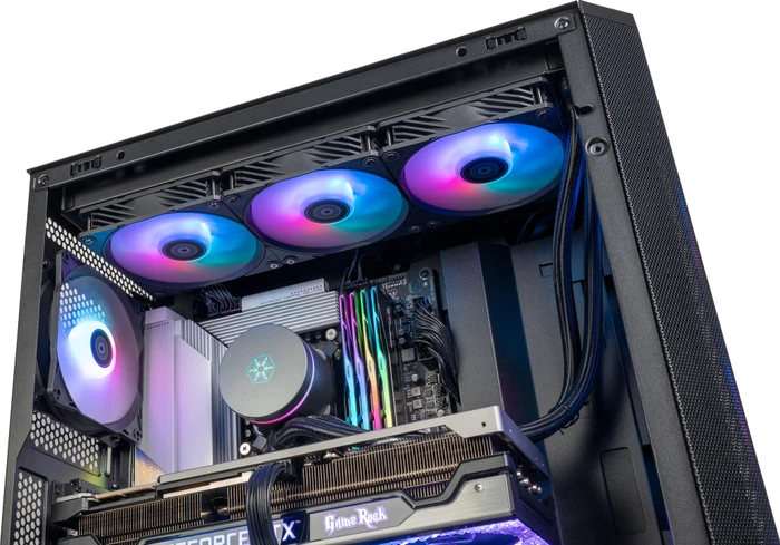 SilverStone Fara 514X, schwarz, Glasfenster