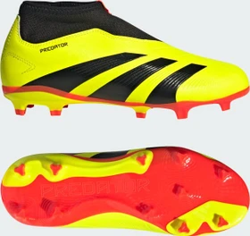 adidas Predator 24 League Laceless FG team solar yellow 2/core black/solar red (Junior)