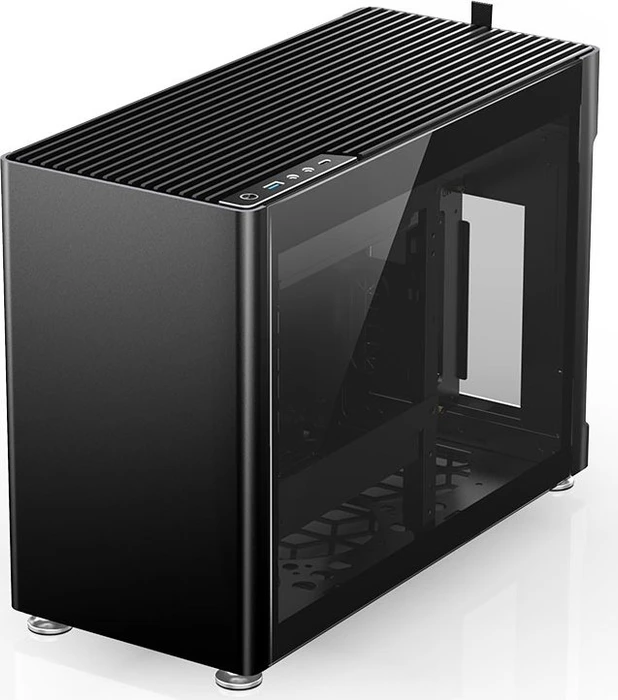 Jonsbo Jonsplus i100 Pro, schwarz, Glasfenster, Mini-ITX