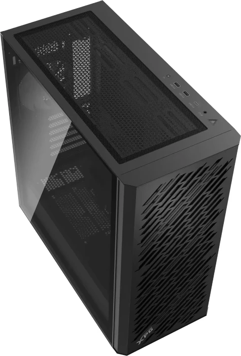 ADATA XPG Valor Air Pro, schwarz, Glasfenster