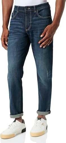 Camel Active Tapered Fit 5-Pocket Jeans dark indigo (Herren)