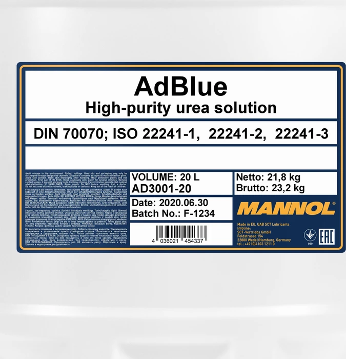 Mannol AdBlue 20l