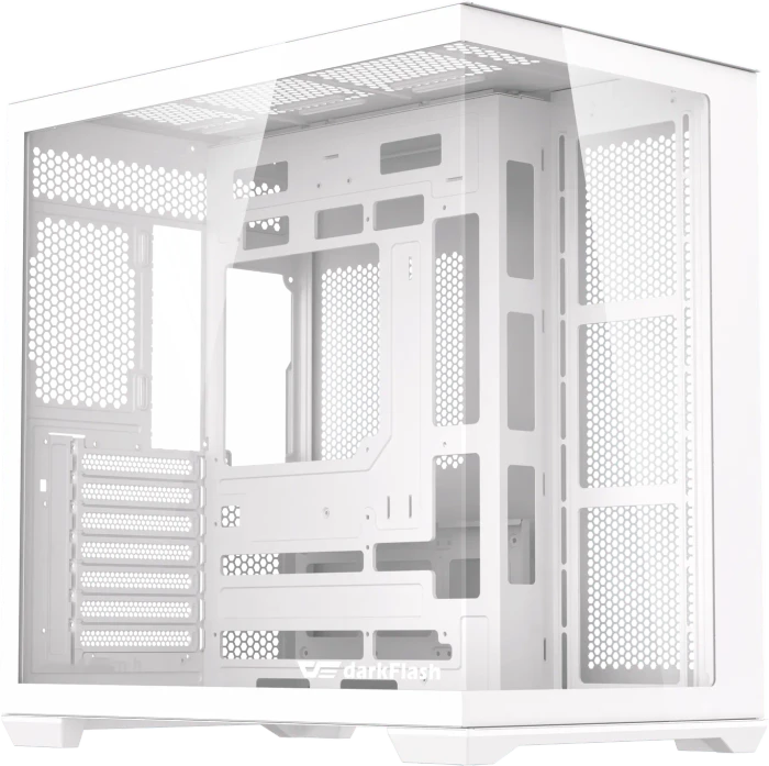 DarkFlash C280 White, Glasfenster
