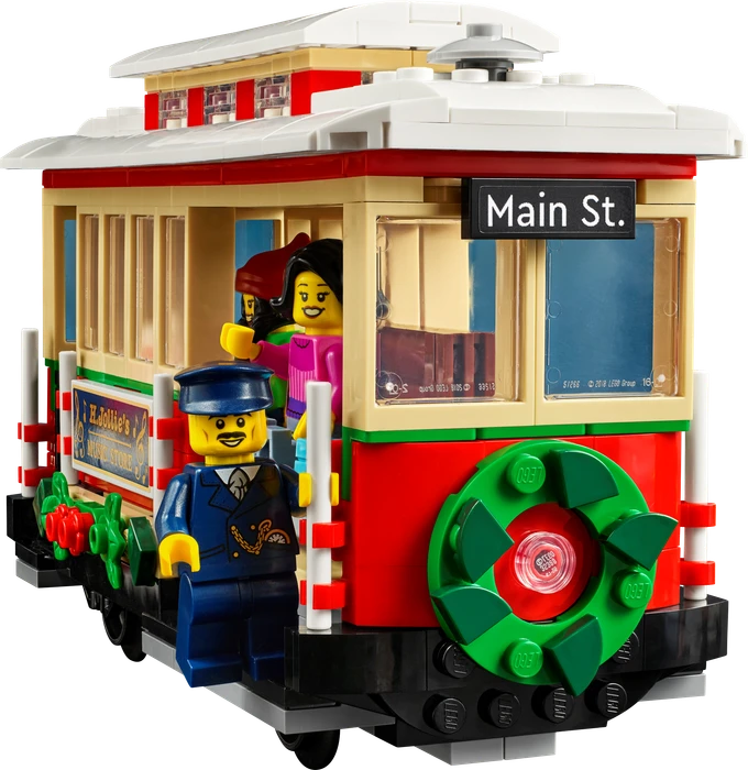 LEGO Icons - Weihnachtlich geschmückte Hauptstraße