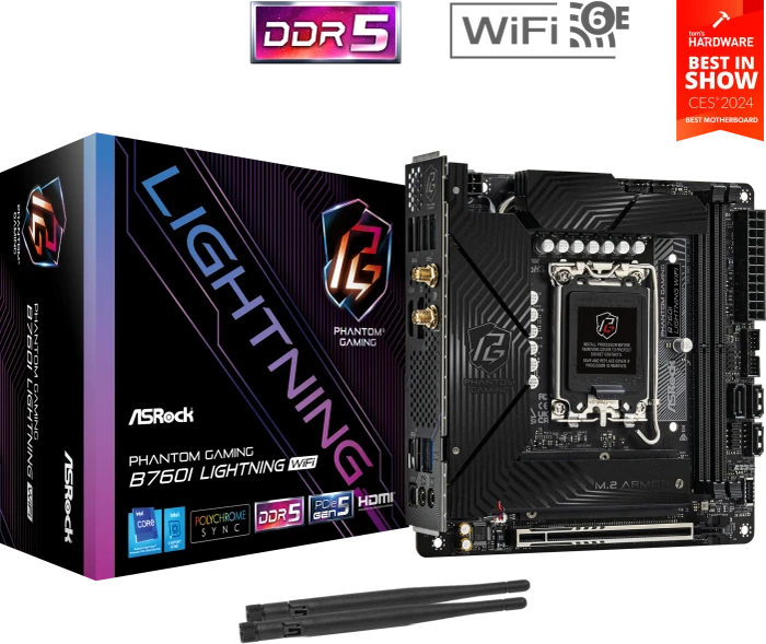 ASRock Phantom Gaming B760I Lightning WiFi (Intel 1700)