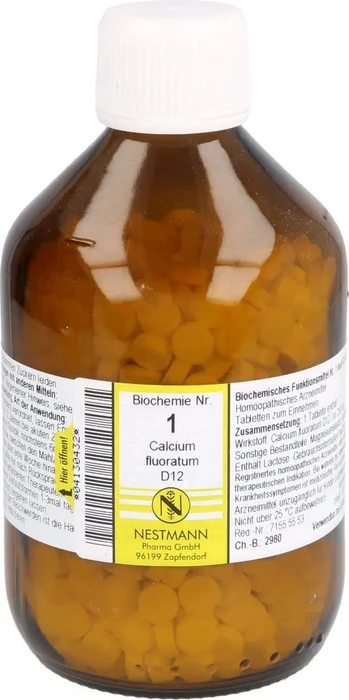 Nestmann Biochemie 1 Calcium fluoratum D12 Tabletten, 1000 Stück