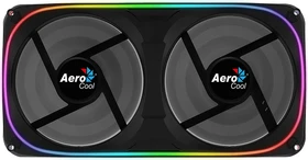 AeroCool Astro 24 ARGB, Dual-RGB-Fan, LED-Steuerung, 2x 120mm