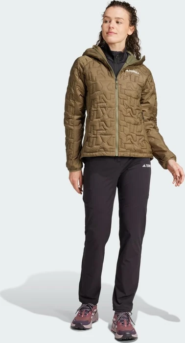 adidas Terrex Xperior PrimaLoft Loose Fill Hooded Isolation Funktionsjacke olive strata (Damen)