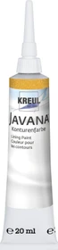 Kreul Javana Kontur Seidenmalfarbe Perlglanz-Effekt, gold, 20ml
