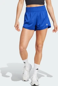 adidas Pacer Essentials Knit High-Rise Shorts semi lucid blue (Damen)
