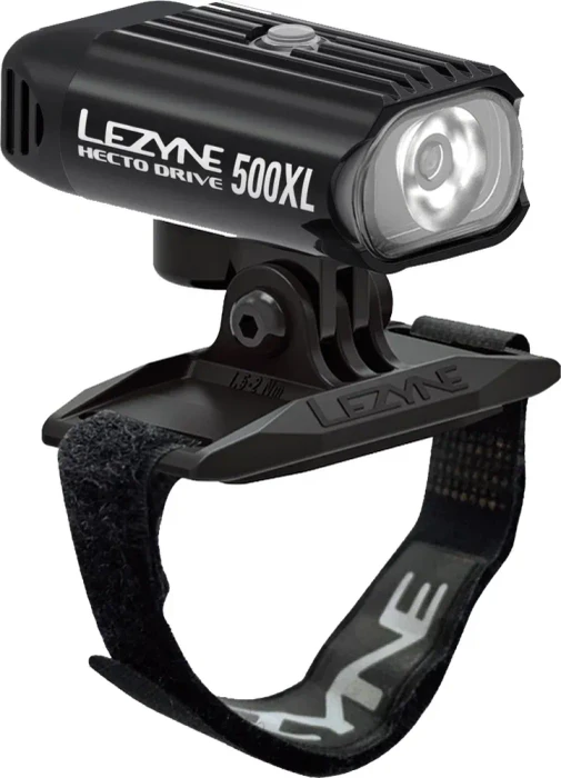 Lezyne Hecto Drive 500XL Helmlampe blk/hi gloss