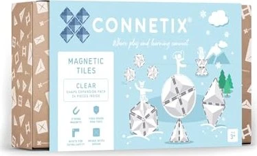 Connetix 24 Clear Shape Expansion Pack