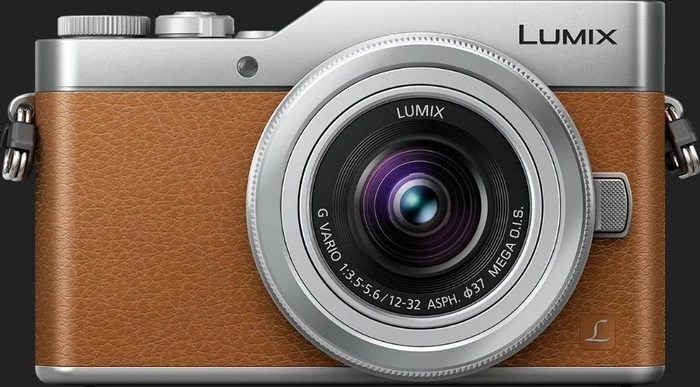 Panasonic Lumix DC-GX800 braun mit Objektiv Lumix G Vario 12-32mm 3.5-5.6 ASPH OIS
