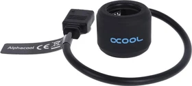 Alphacool Aurora Hardtube LED Ring 16mm, RGB beleuchtet, schwarz