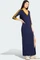 adidas Adicolor Classics 3-Streifen Maxi Kleid night indigo/crew orange (Damen) Vorschaubild