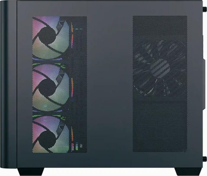AeroCool P500C Evo Black, Glasfenster