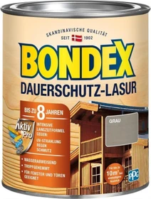 Bondex Dauerschutz-Lasur grau, 750ml