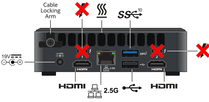 ASUS NUC 11 Pro Kit - Slim 'Lite' - Tiger Canyon - NUC11TNKi70Z / BNUC11TNKI70Z02, EU-Netzkabel