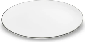 Gmundner Keramik Grauer Rand Platte oval 33x26cm
