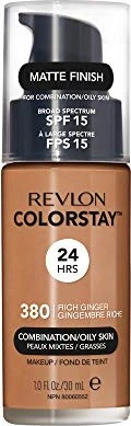 Revlon ColorStay Longwear Makeup For Combination/Oily Skin 380 rich ginger LSF15, 30ml