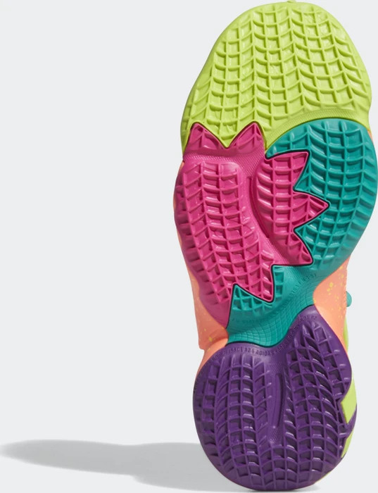 adidas D.O.N. Issue #2 team shock pink/semi solar slime/cloud white (Junior)