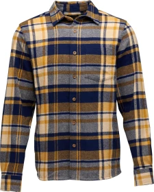 Black Diamond Project Flannel Hemd langarm indigo/gold plaid (Herren)