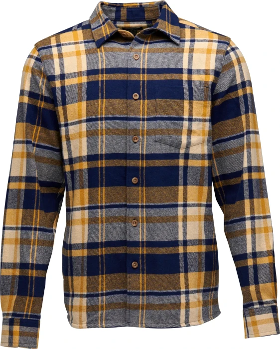 Black Diamond Project Flannel Hemd langarm indigo/gold plaid (Herren)