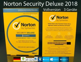 NortonLifeLock Norton Security Deluxe 3.0, 3 User (deutsch) (Multi-Device) (21355485)