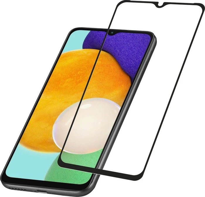 Cellularline Impact Glass Capsule für Samsung Galaxy A13 schwarz