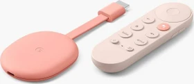 Google Chromecast mit Google TV 4K rosa